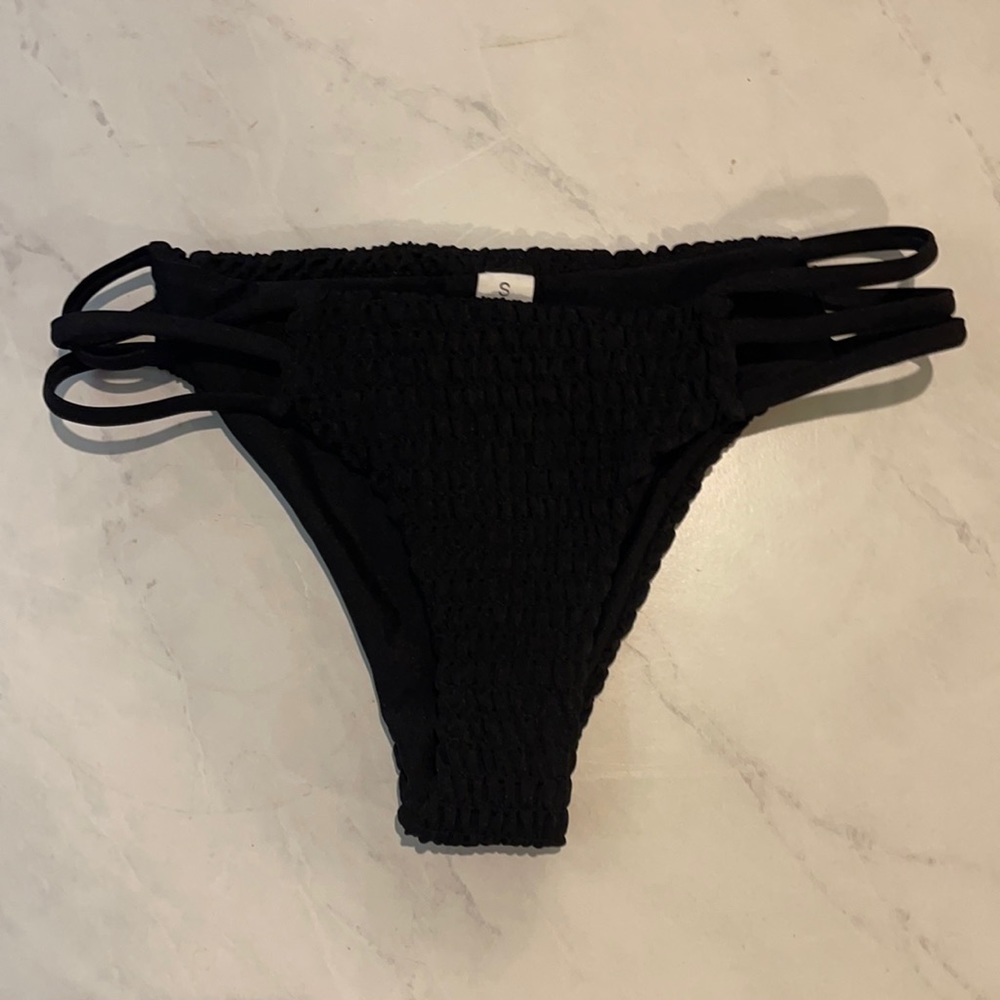 Black bikini bottom